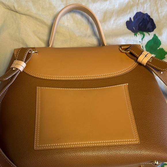 Elegant Polene numero Un Tan Leather Women's Bag - Picture 6 of 8